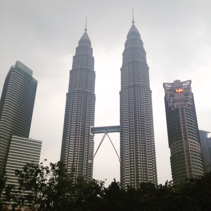 Petronas Twin Towers, KL, Malaysia. Skoda, ze nevyslo pocasie...