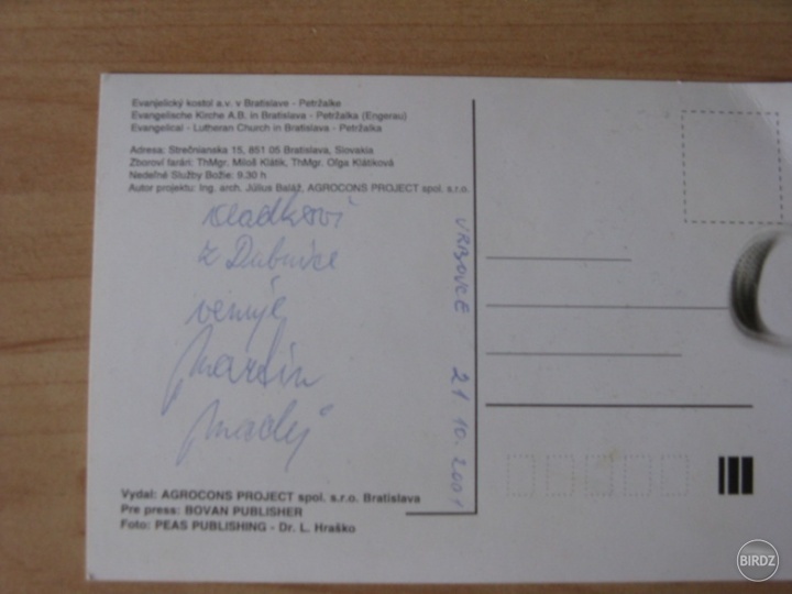 Martin Madej (z roku 2001 môj prvý autogram, čo som dostal a navyše som sa s Martino vtedy aj skamarátil. :) )