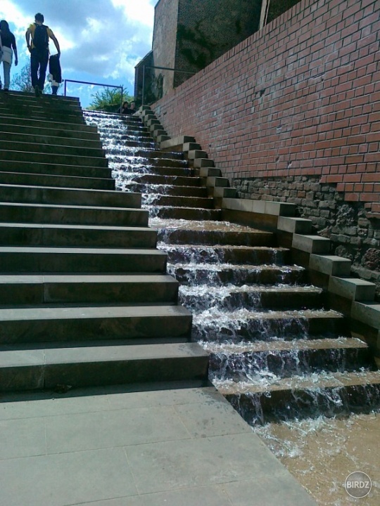 vodné schody.