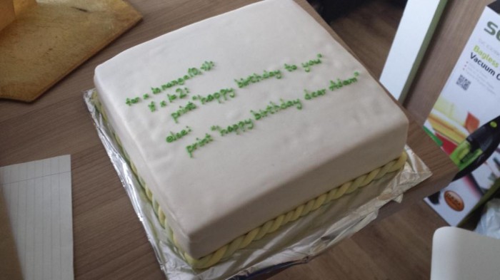 Python cake.