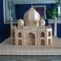 umenie zo špáratiek - Taj Mahal
