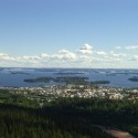 výhľad na južnú stranu Kuopio