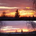 Západ slnka z môjho balkóna ;)
Krása je všetko čo lahodí zraku. A toto mi veruže lahodí ;)  A čo vám? 