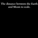 Vzdialenosť Mesiaca a Zeme (btw. je to 384 403 km)