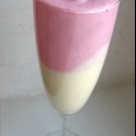 Narýchlo spravený jogurtový vanilkovo-malinový drink:D