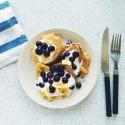 Najlepsie protein blueberry pancakes (na ktore mam chut od kedy som pozerala pulp fiction :-D) 