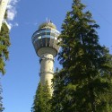 Vyhliadkova veža Puijo.je z nej nádherný výhlad 