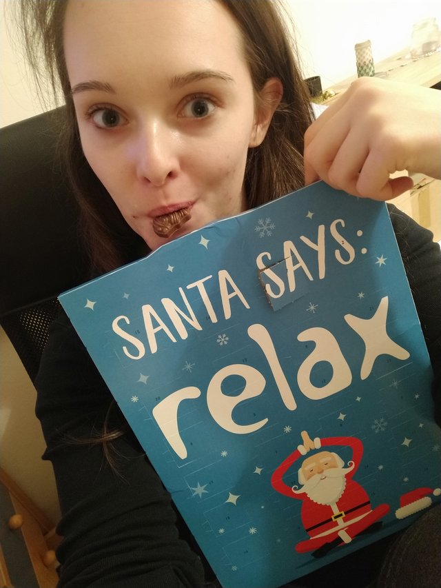 Santa says: Relax and eat cheap chocolate #vianoce2020