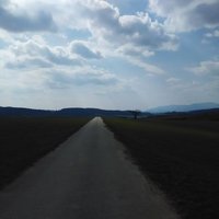 “Nothing behind me, everything ahead of me, as is ever so on the road.” 
― Jack Kerouac, On the Road :) dnešná prechádzka