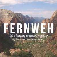Ich habe fernweh...aneb zvyšujem si slovnu zásobu o jedno pekné nemecké slovo 