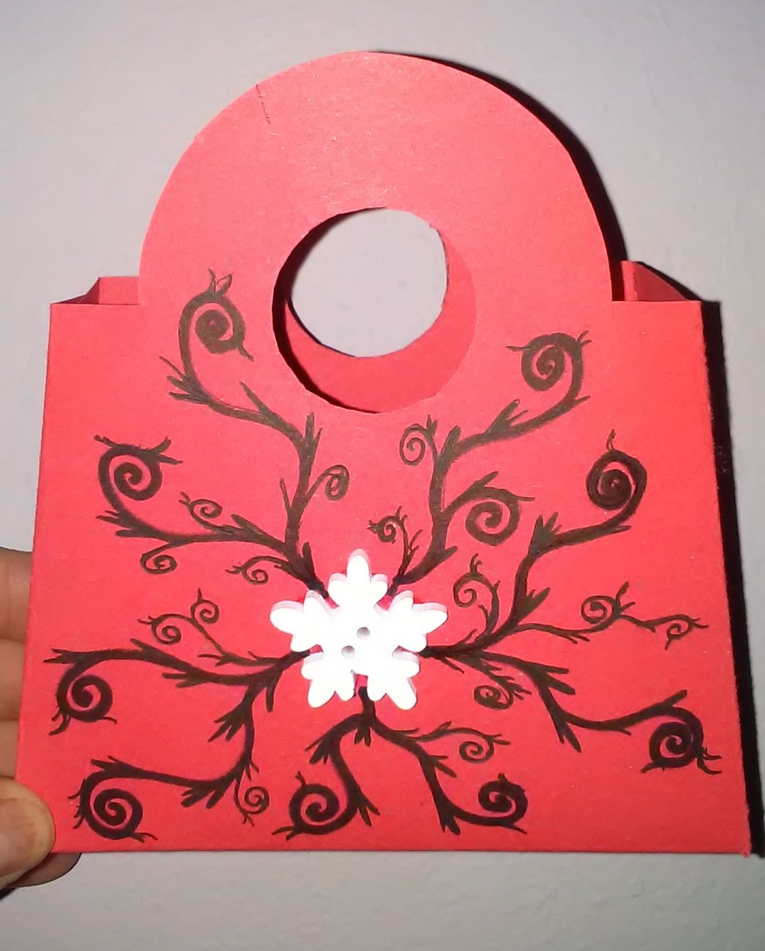 darčeková taštička z papiera