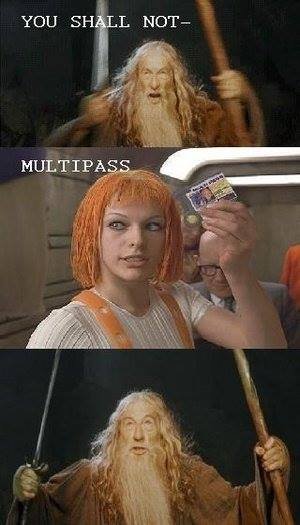 Leeloo používa multipass