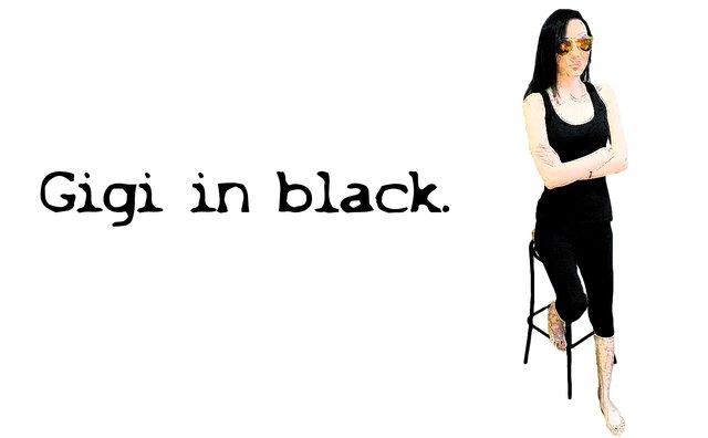 Džidži v čiernom. :D