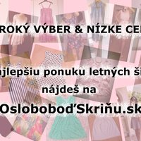 Pozri si výber na bazári oblečenia http://oslobodskrinu.sk/ ;-)