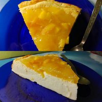 Vanilkovo citronovy cheesecake s mangovo pomarancovo mandarinkovym vrchom :-D