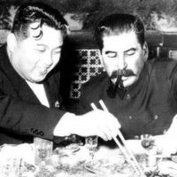  Kim Ir-sen a Josif Vissarionovič Stalin 
