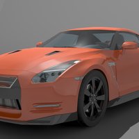 NIssan GTR -
3ds max -
mental ray