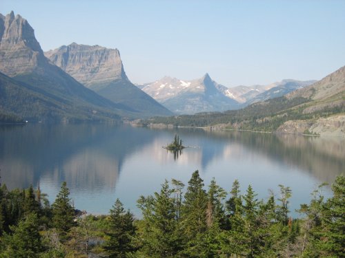 Wildgoose Island on St. Mary Lake