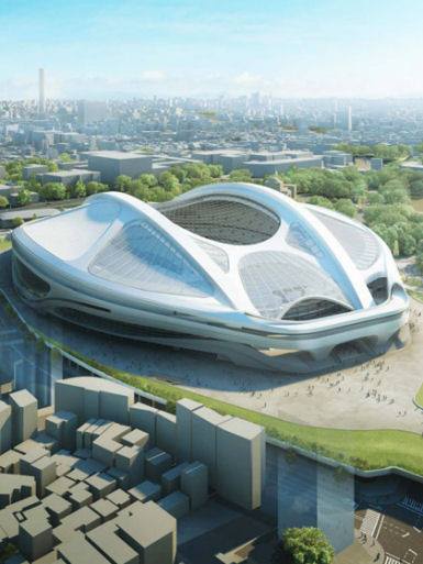 ctjbee!
 Zaha Hadid Architects makes changes to original design for Tokyo Olympic Stadium