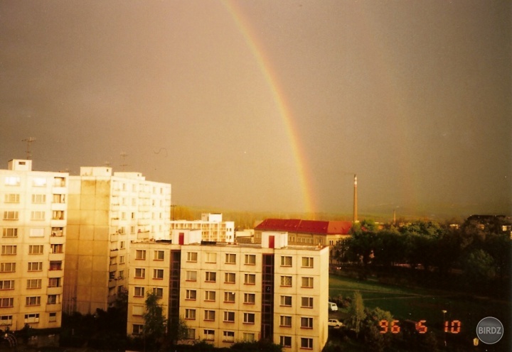 Dúha nad sídliskom Východ 10.5.1996 :)