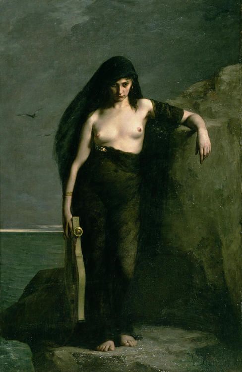 Charles August Mengin - Sappho