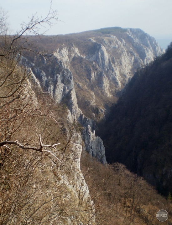 Zádielska Tiesňava pohľad na juh