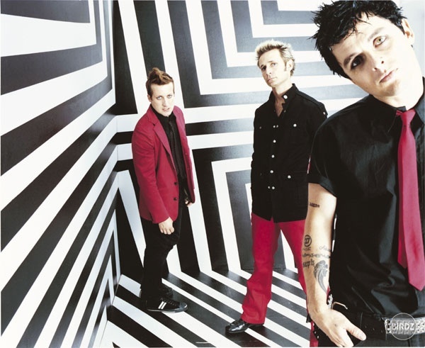 Green day - black and white and red :D 