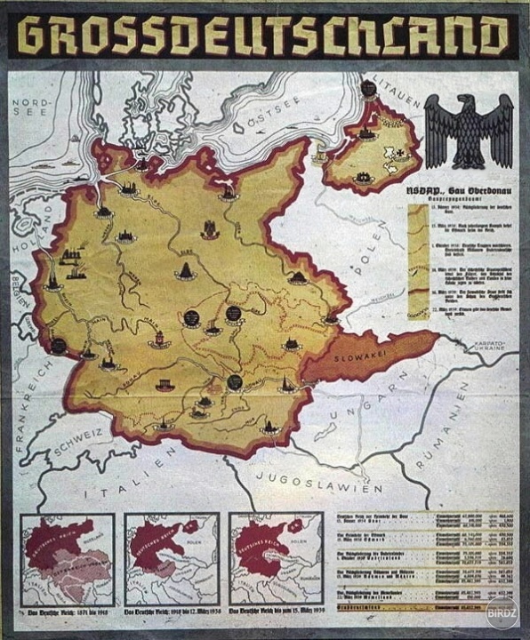 Nemecká ríša, stav hraníc k 1.7.1939