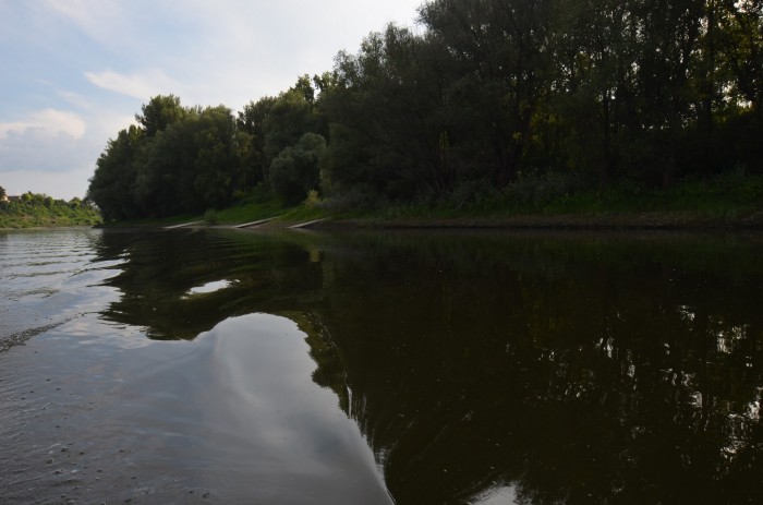 jeden z početných dunajských kanálov