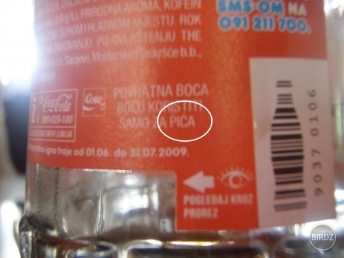 Coca Cola v Chorvátsku :D