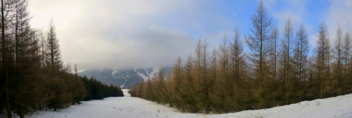 z dnešnej vianočnej  vichrice na Klaku