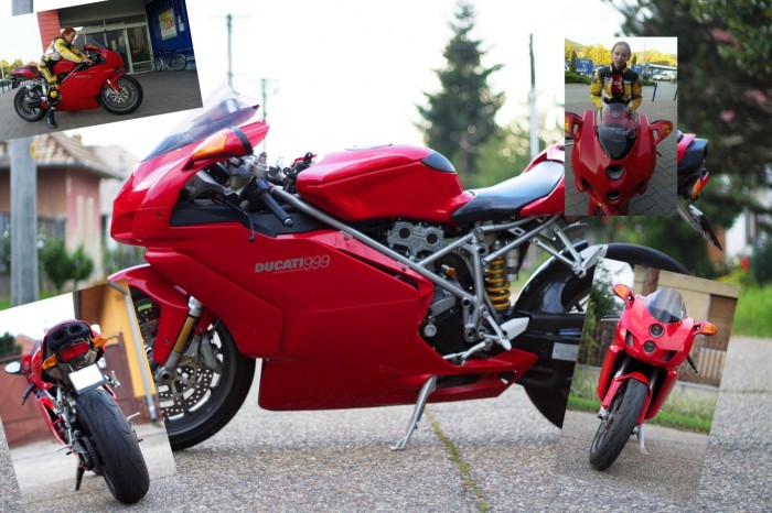 <3 <3 <3 Ducati 999 Testastretta!!! Je to neopysatelny pocit, ked sa cloveku sny stavaju skutocnostou. Na tento moment som cakala desat alebo tusim aj viac rokov. :)