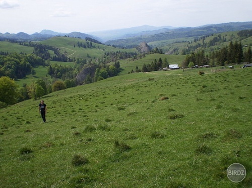 Vladka a v pozadí Biala Woda