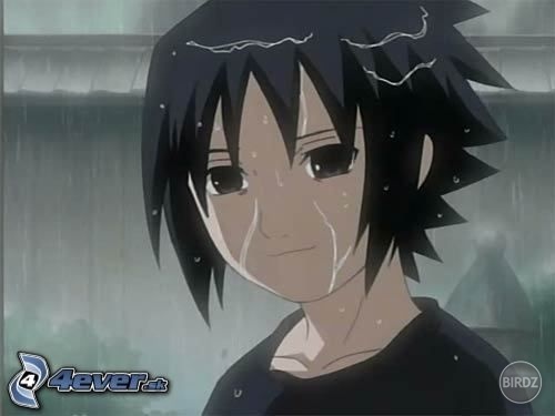 Sasuke ked bol maly... a aky idiot z neho vyrastol:(