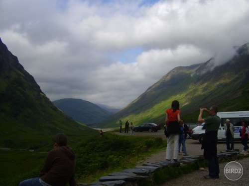 Glencoe. To údolie a skaly boli úžasné