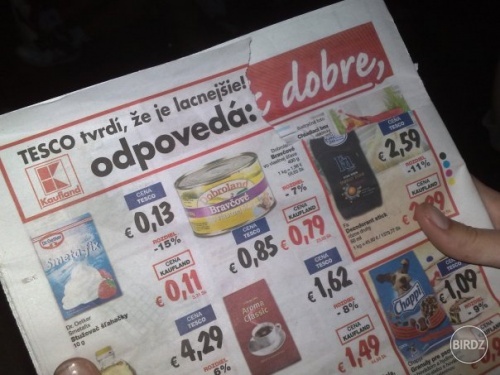 esco tvrdí že je lacnejsšie. Kaufland odpoveda: Dobre :D:D:D:D