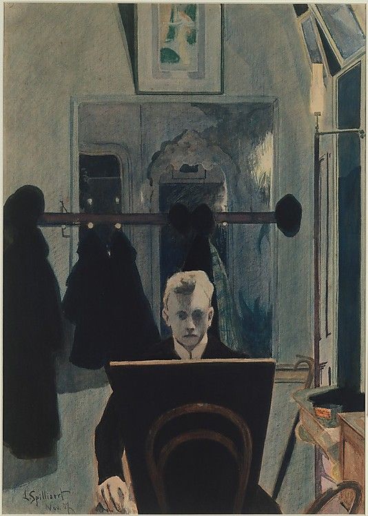 Self-Portrait / Leon Spilliaert / 1907