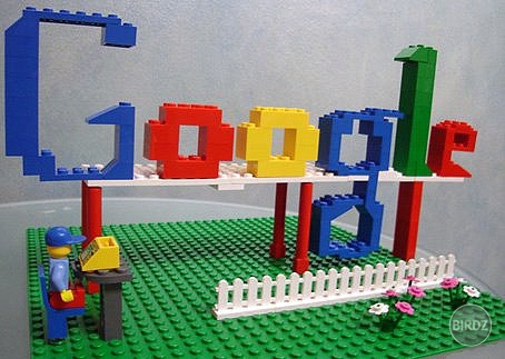 Google logo lego