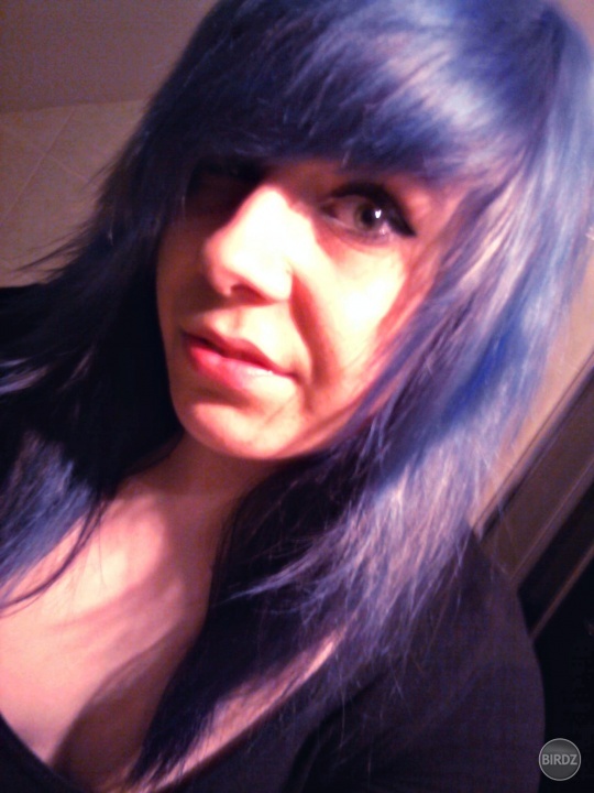 Blue hair ... xD