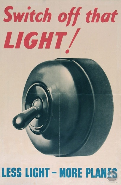 Switch Off That Light !  Less Light - More Planes