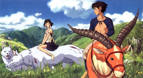 Mononoke a Ashitaku zo skvelého japonského filmu Princezna Mononoke. Je to úžasné!!!