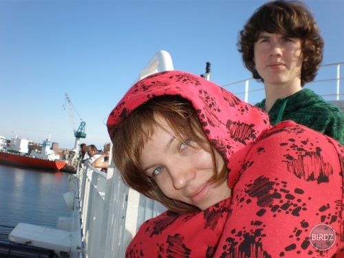 Natalka & David on the ferry