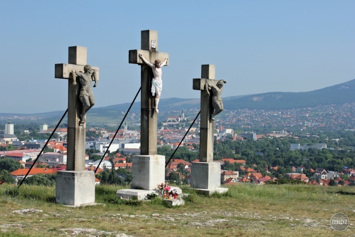 Takmer stovežatá Nitra, pohľad z kalvárie