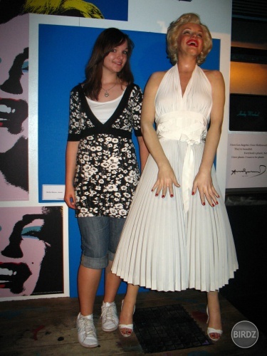 Ja a Marilyn v Madame Tussaduds 