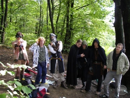 Spoločné foto z LARP-ovej akcie Osudy pasažierov lode Arkadius