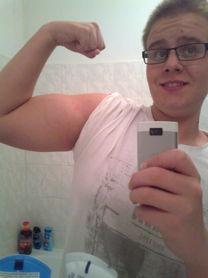 Môj biceps :D :D