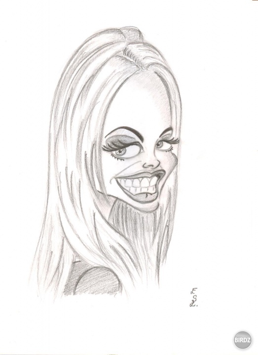 ďalšia karikatúra, tentoraz Jesse Jane