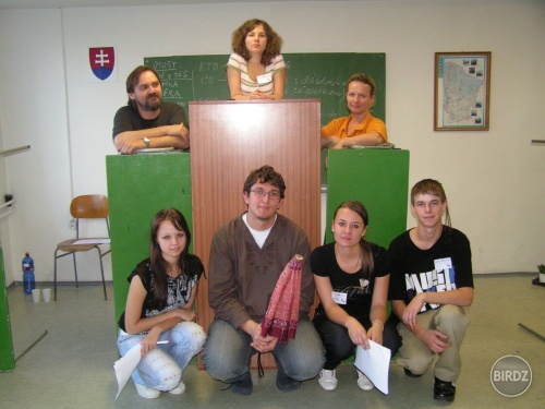 naša skupinka na Divadelnom Laboratoriu 2008