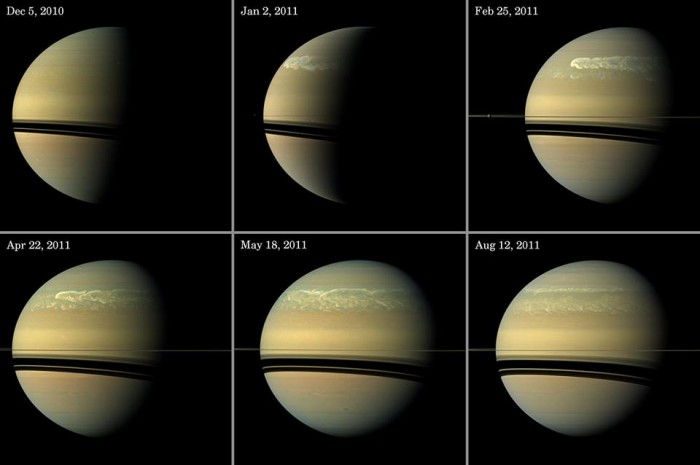 Hurikan, kt. odfotila sonda Cassini...