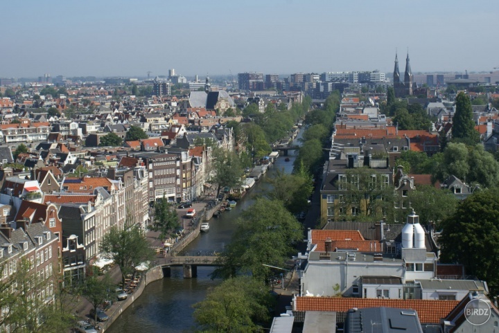 Kanalé Amsterdamu, krásny pohľad!